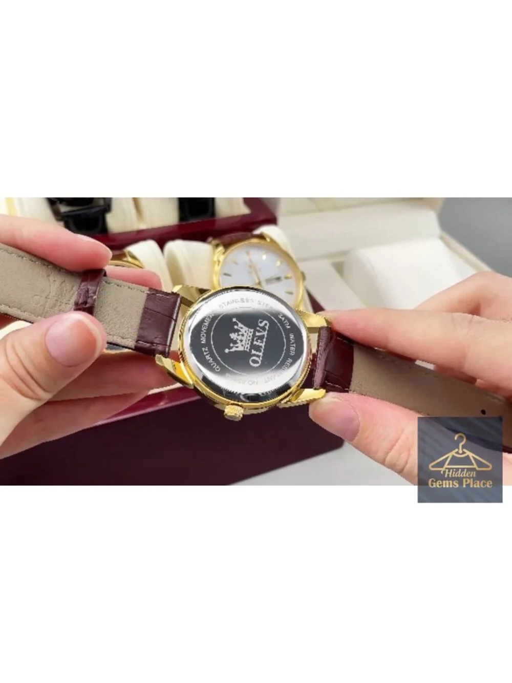 Men's Casual Quartz Watch Leather Strap Water Resistant Easy to Read